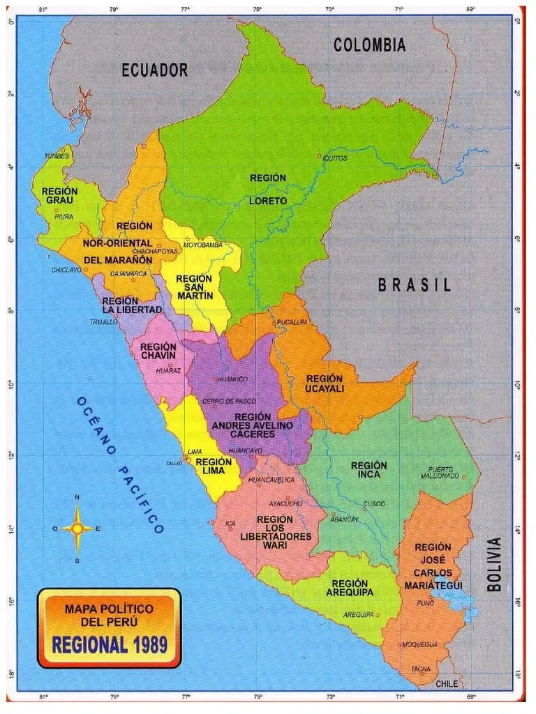 Mapa Del Peru | PDF