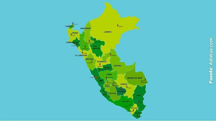 Mapa del Perú: ¿qué significa, cuándo se modificó, cuántas regiones tiene? Mapa del Perú: ¿qué significa, cuándo se modificó, cuántas regiones tiene?