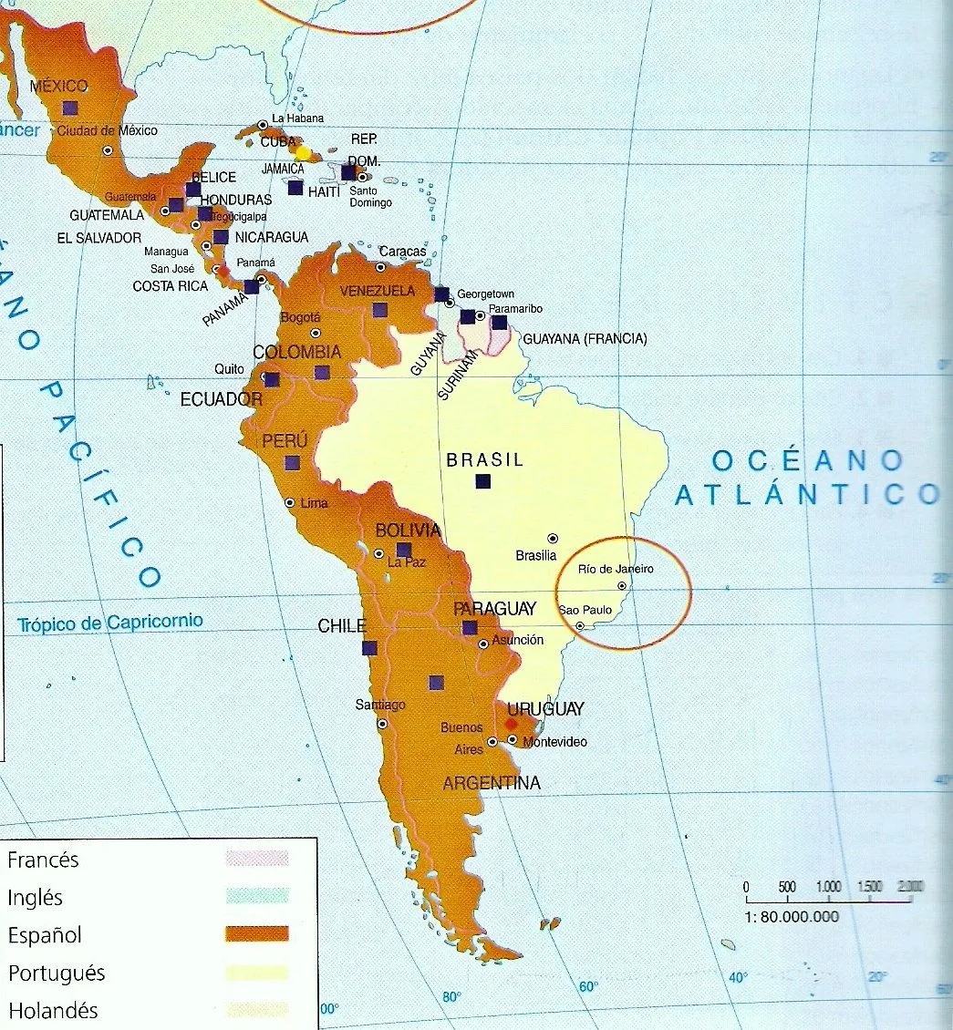 ÁMBITO LINGÜÍSTICO SOCIAL: AMÉRICA (