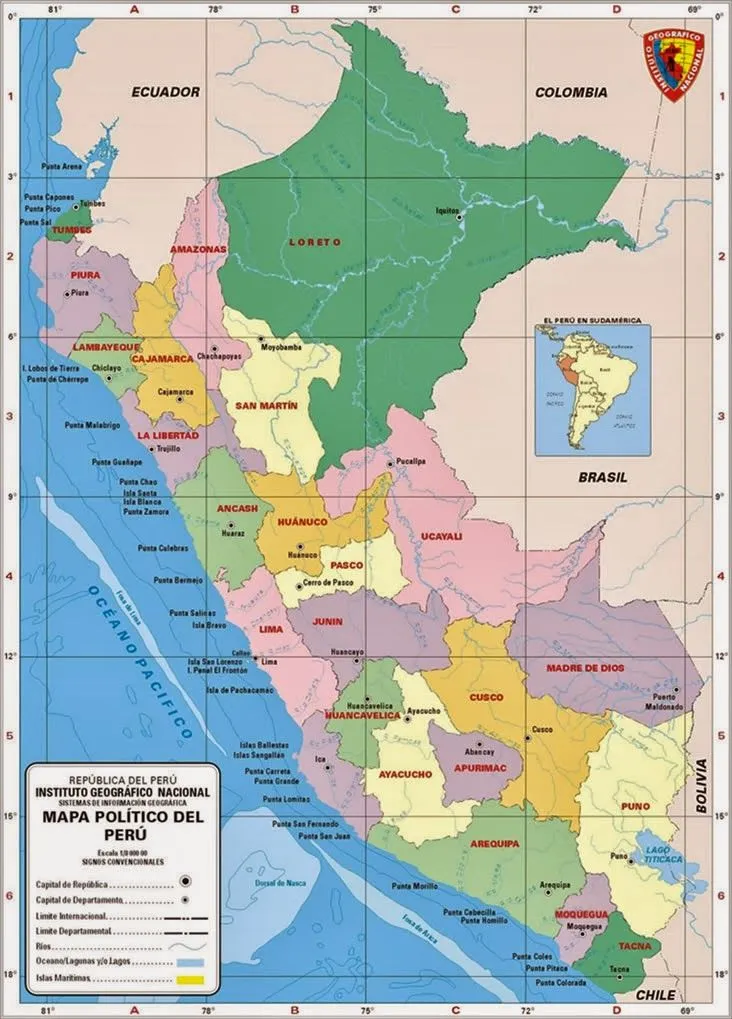 El mapa político ~ Ciencia Geográfica