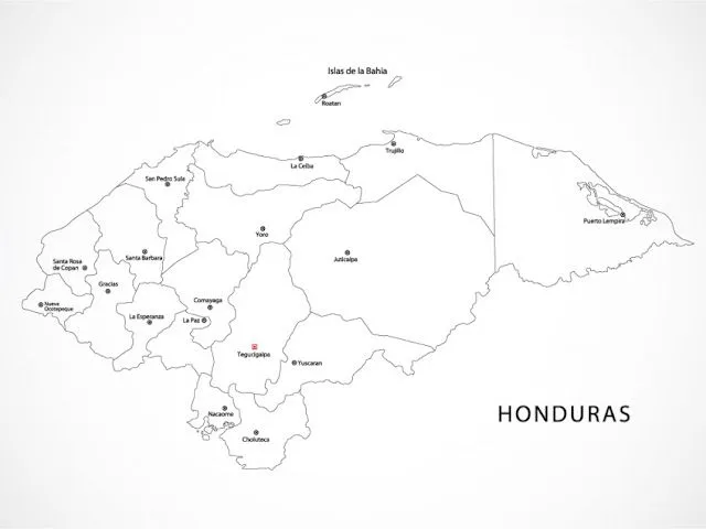 Mapa politico de honduras para colorear - Imagui Mapa politico de honduras para colorear - Imagui