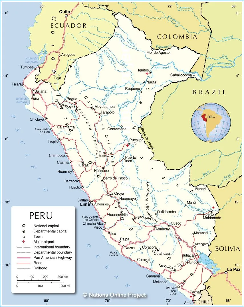 Mapa político de Perú #infografia #infographic #maps - TICs y Formación Mapa político de Perú #infografia #infographic #maps - TICs y Formación