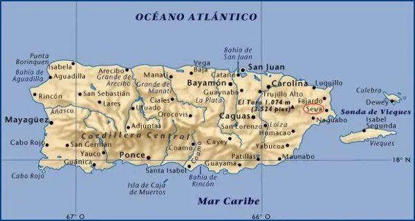 MAPA DE PUERTO RICO | MAPAS MAPA