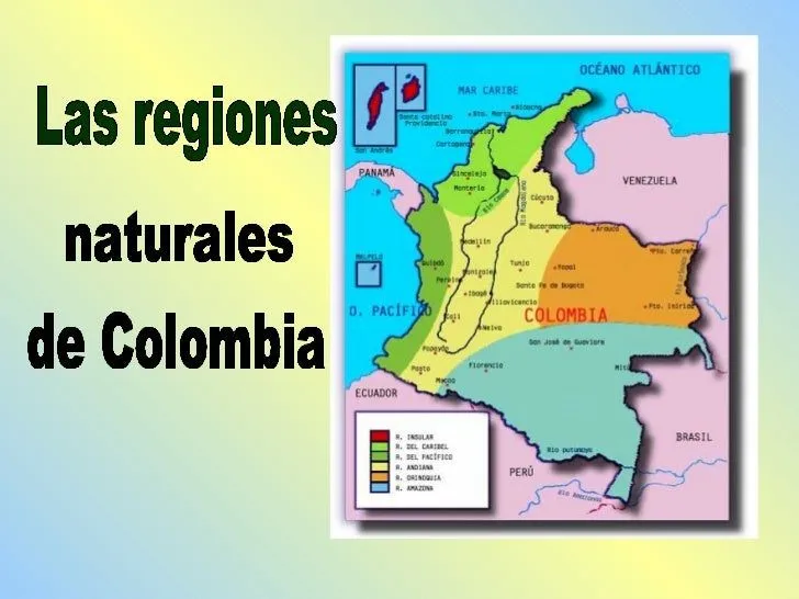 Mapa regiones naturales de colombia - Imagui Mapa regiones naturales de colombia - Imagui