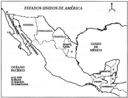 Mapa de la republica mexicana para colorear - Imagui Mapa de la republica mexicana para colorear - Imagui