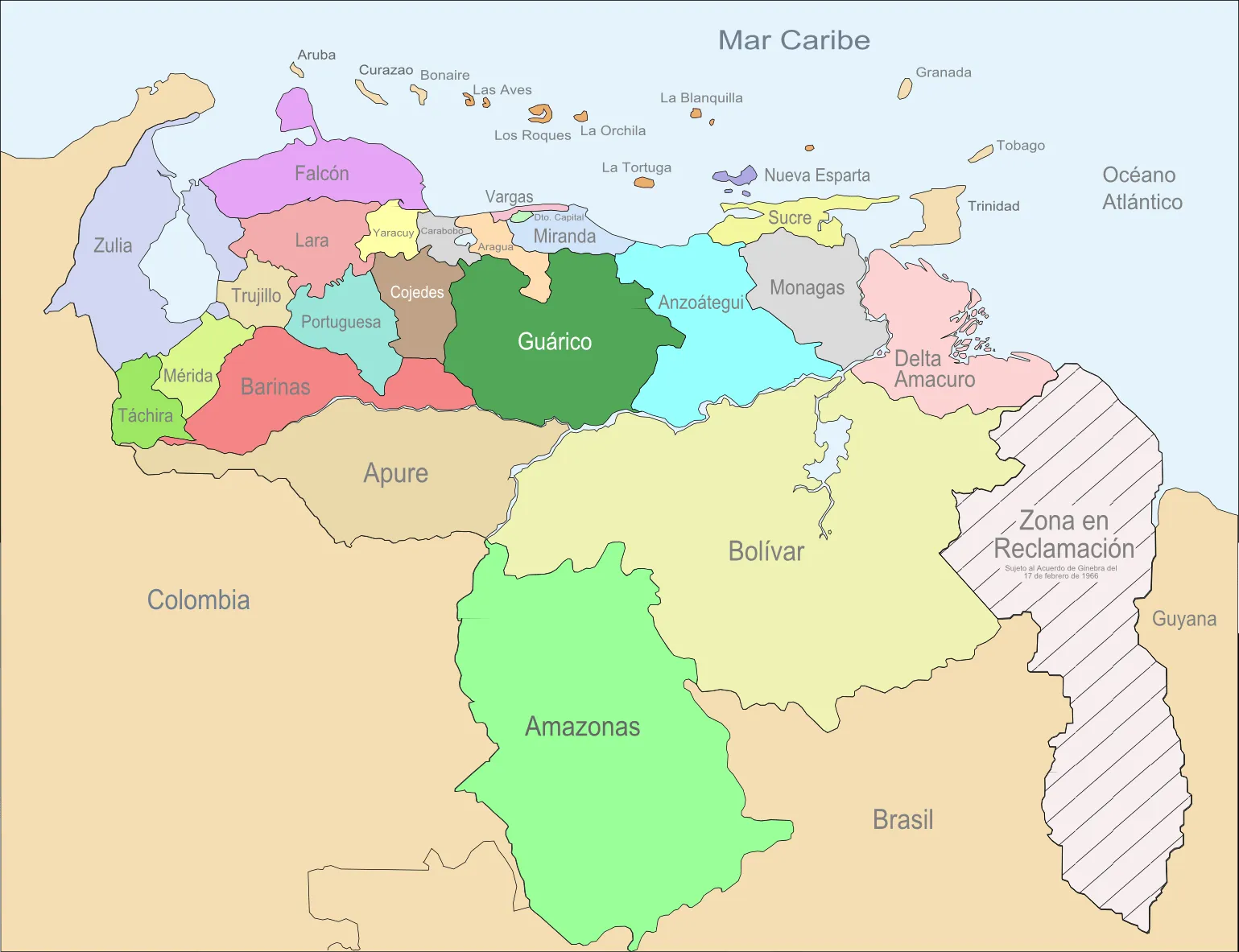 Mapa de situaciones irregulares del 5 de julio Mapa de situaciones irregulares del 5 de julio
