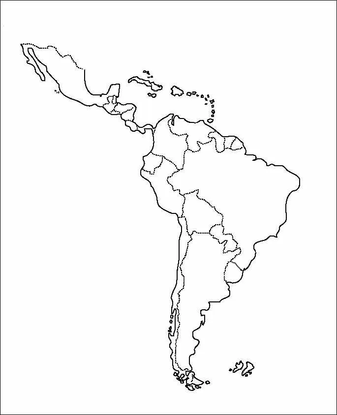 Mapa Sur America Dibujos Para Colorear Acolorear Pictures