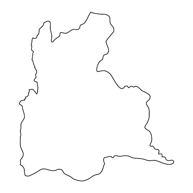 Mapa del estado táchira división administrativa de venezuela | Vector  Premium