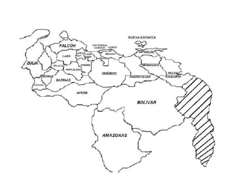 Mapa de Venezuela para Dibujar | PDF