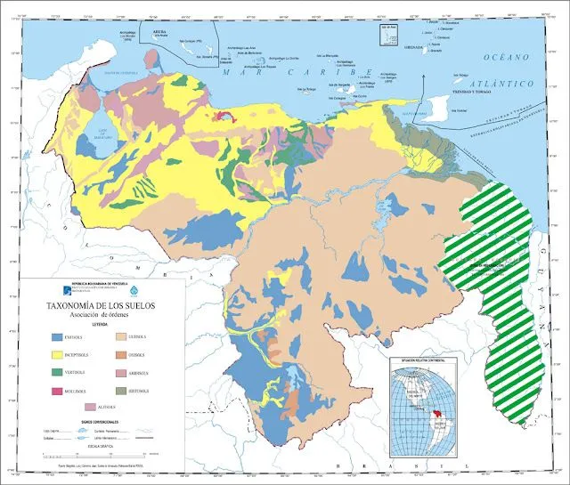 Mapa venezuela y sus limites - Imagui