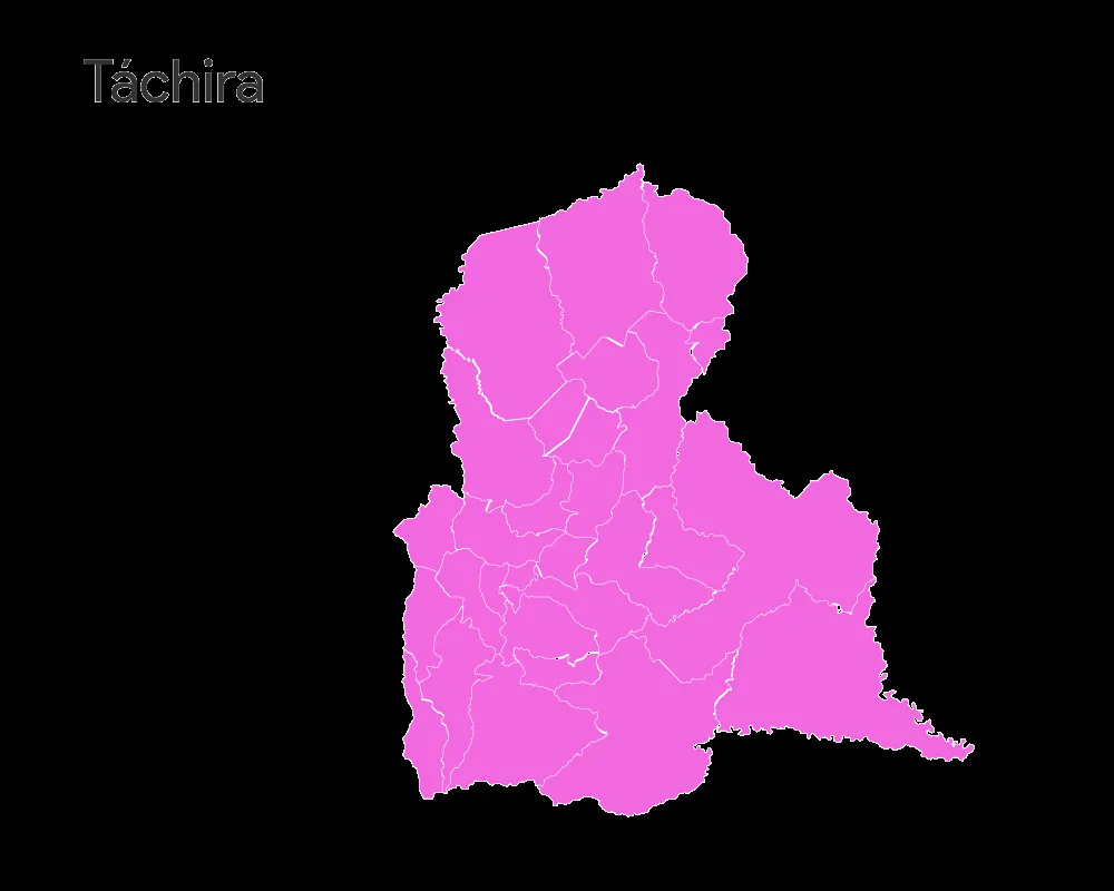 Mapa de Venezuela, mapa político, mudo para colorear Mapa de Venezuela, mapa político, mudo para colorear