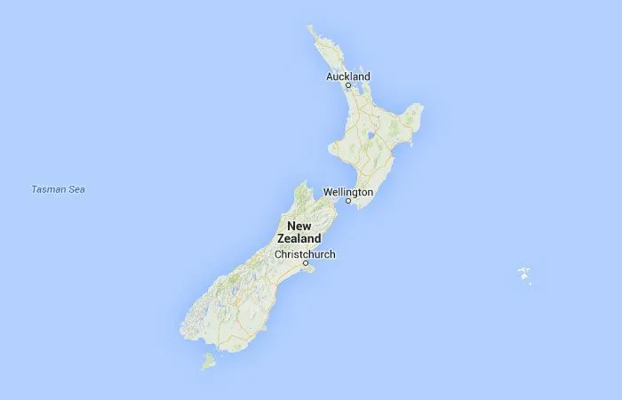 Mapa de Nueva Zelanda, donde está, queda, país, encuentra ...