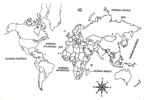 Mapamundi Para Colorear | Cassa Depositi e Prestiti