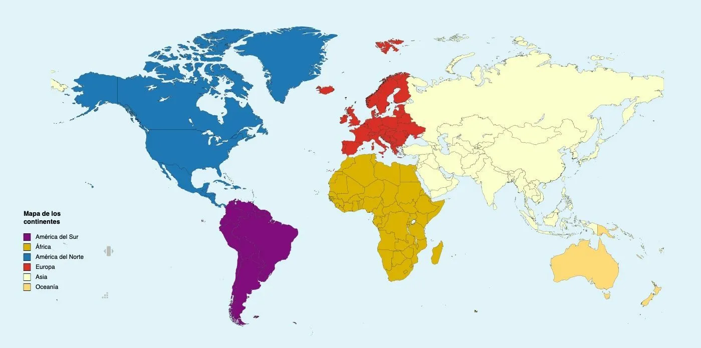 ▷ Mapamundi continentes: todos los mapas del mundo para descargar ▷ Mapamundi continentes: todos los mapas del mundo para descargar