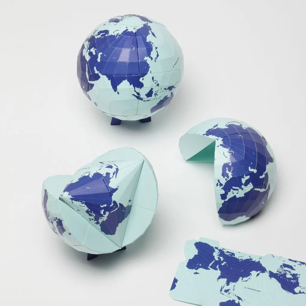 El mapamundi definitivo o un globo terráqueo sin distorsiones El mapamundi definitivo o un globo terráqueo sin distorsiones