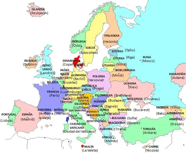Mapamundi europa - Imagui