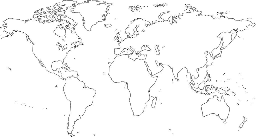 Mapamundi mudo ▷【 Los mejores mapas para imprimir o descargar 】 Mapamundi mudo ▷【 Los mejores mapas para imprimir o descargar 】