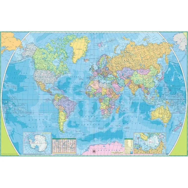 Mapamundi Mural Gigante Mapa Mundial Con Nombres Cartulina Plastificad Mapamundi Mural Gigante Mapa Mundial Con Nombres Cartulina Plastificad