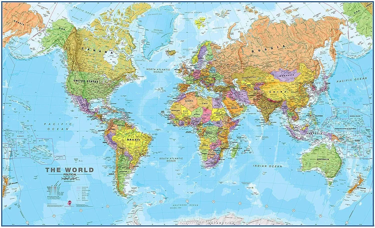 Mapamundi con nombres - Los más originales del planeta Mapamundi con nombres - Los más originales del planeta