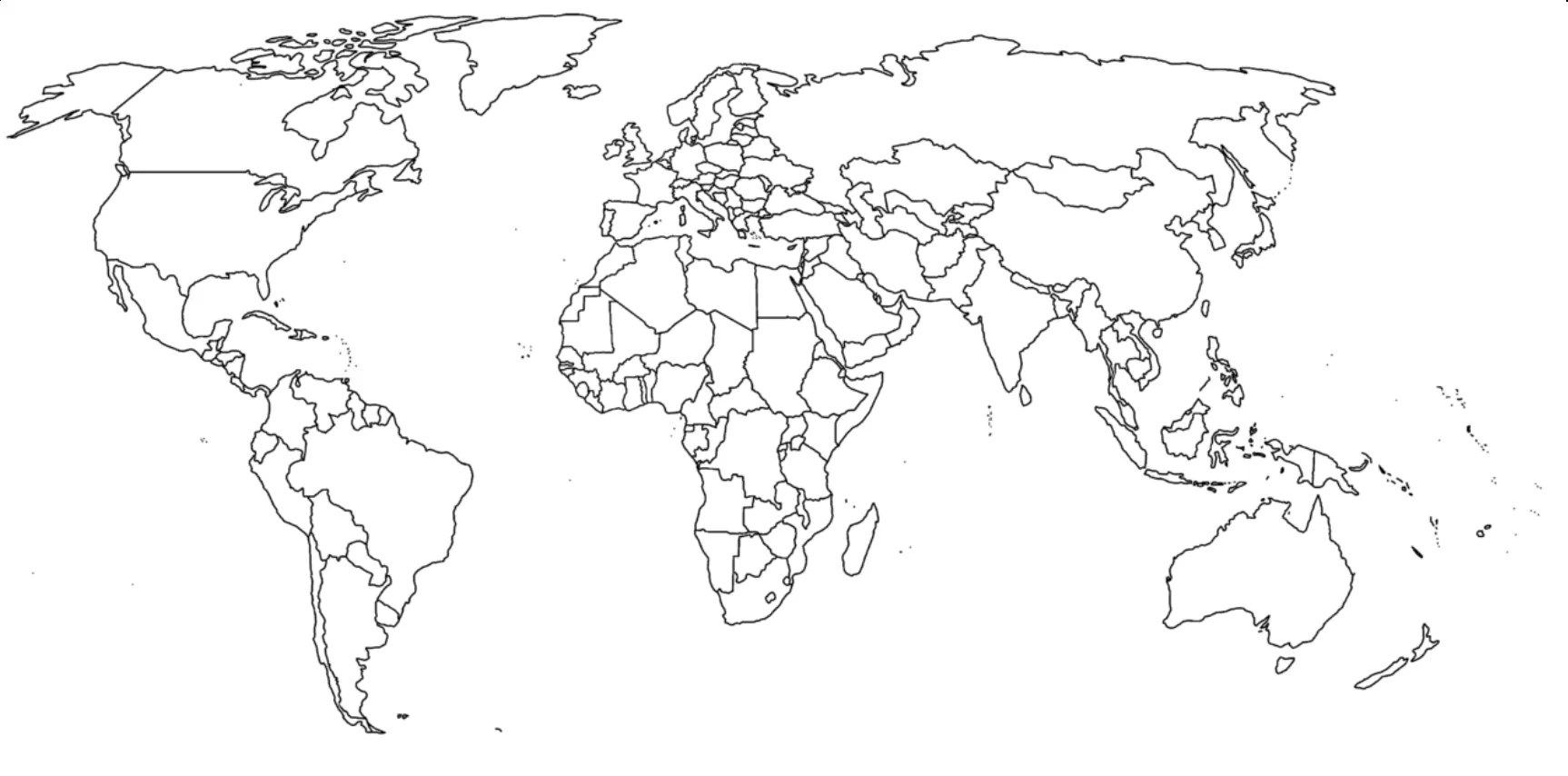 ▷ Mapamundis políticos para imprimir | Mapas del mundo de todo tipo ▷ Mapamundis políticos para imprimir | Mapas del mundo de todo tipo