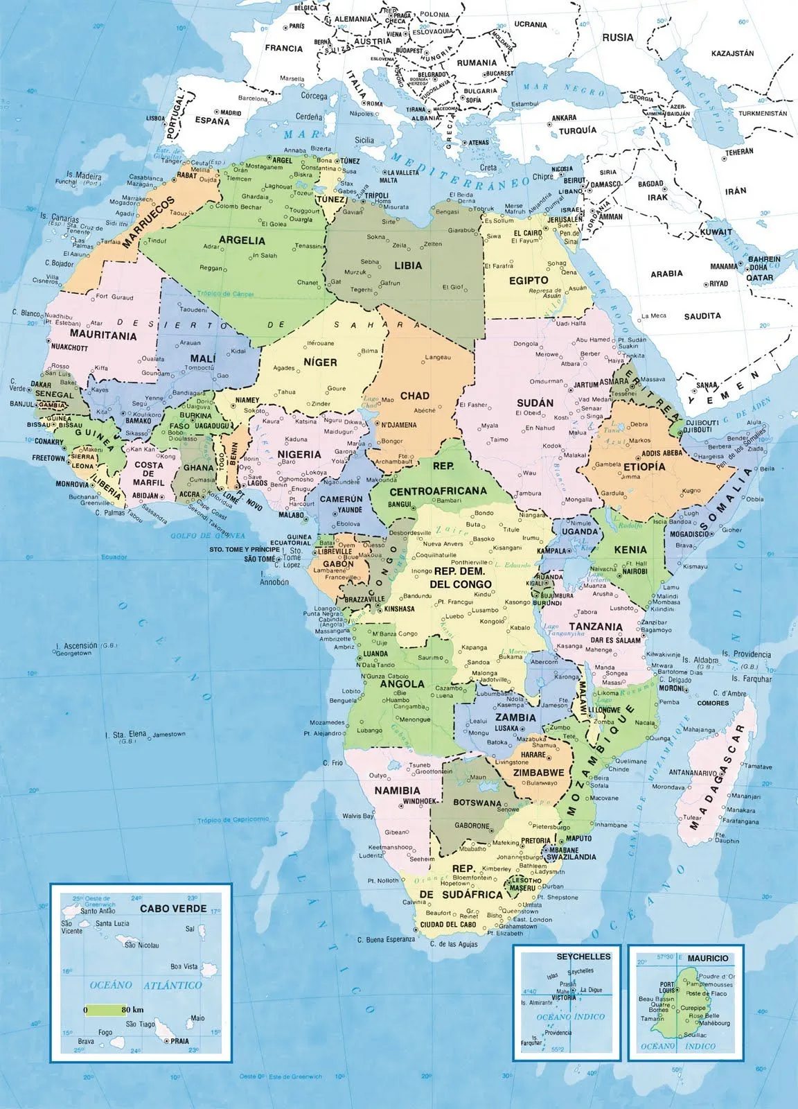 Los mapas de África más útiles, interesantes y curiosos ... Los mapas de África más útiles, interesantes y curiosos ...