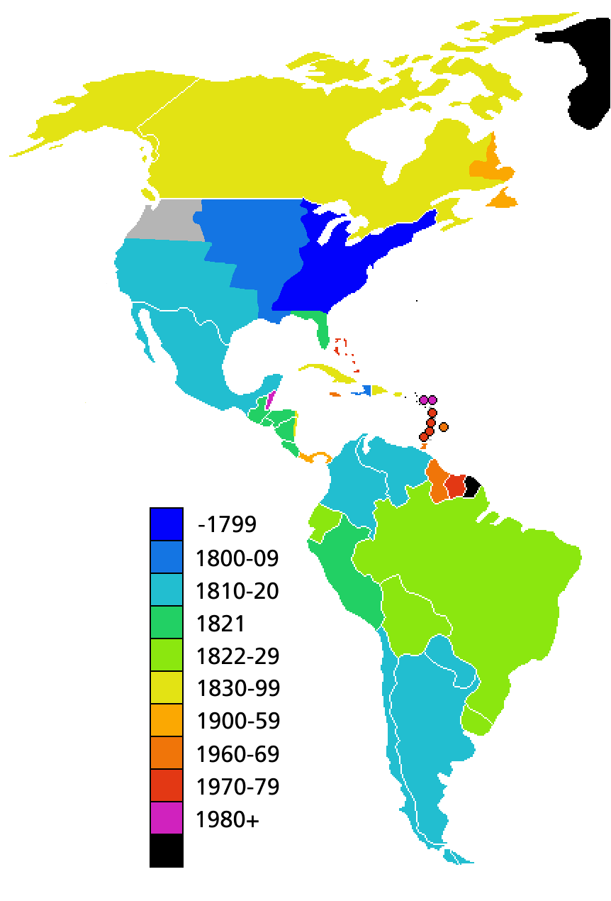 Mapas de América temáticos | Formación Docente