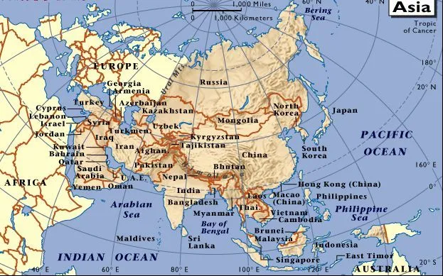 Mapas Asia: China, Malasia, India, Japón, Tailandia, Filipinas ... Mapas Asia: China, Malasia, India, Japón, Tailandia, Filipinas ...