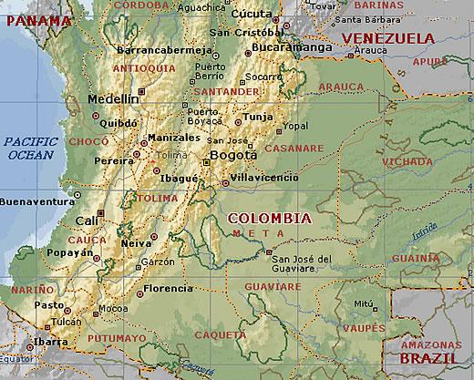 Mapas de Cartagena de Indias - Colombia - América del Sur Mapas de Cartagena de Indias - Colombia - América del Sur