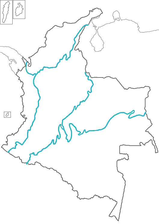 Mapas de Colombia: Mapas Geográfico Político Regiones Naturales ...