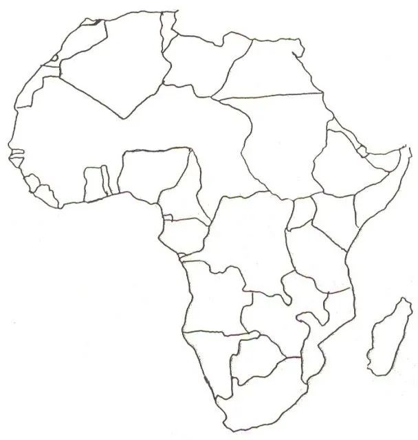Mapas del continente africano para colorear - Imagui Mapas del continente africano para colorear - Imagui