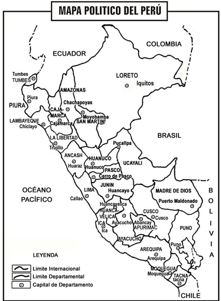 Mapas de la costa, la sierra y la selva del Perú para colorear ... Mapas de la costa, la sierra y la selva del Perú para colorear ...