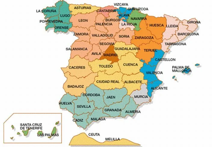 Mapas y cuadros | Estrabón :.: Geografía de España