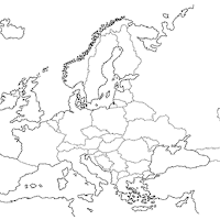 MAPAS DE EUROPA PARA COLOREAR