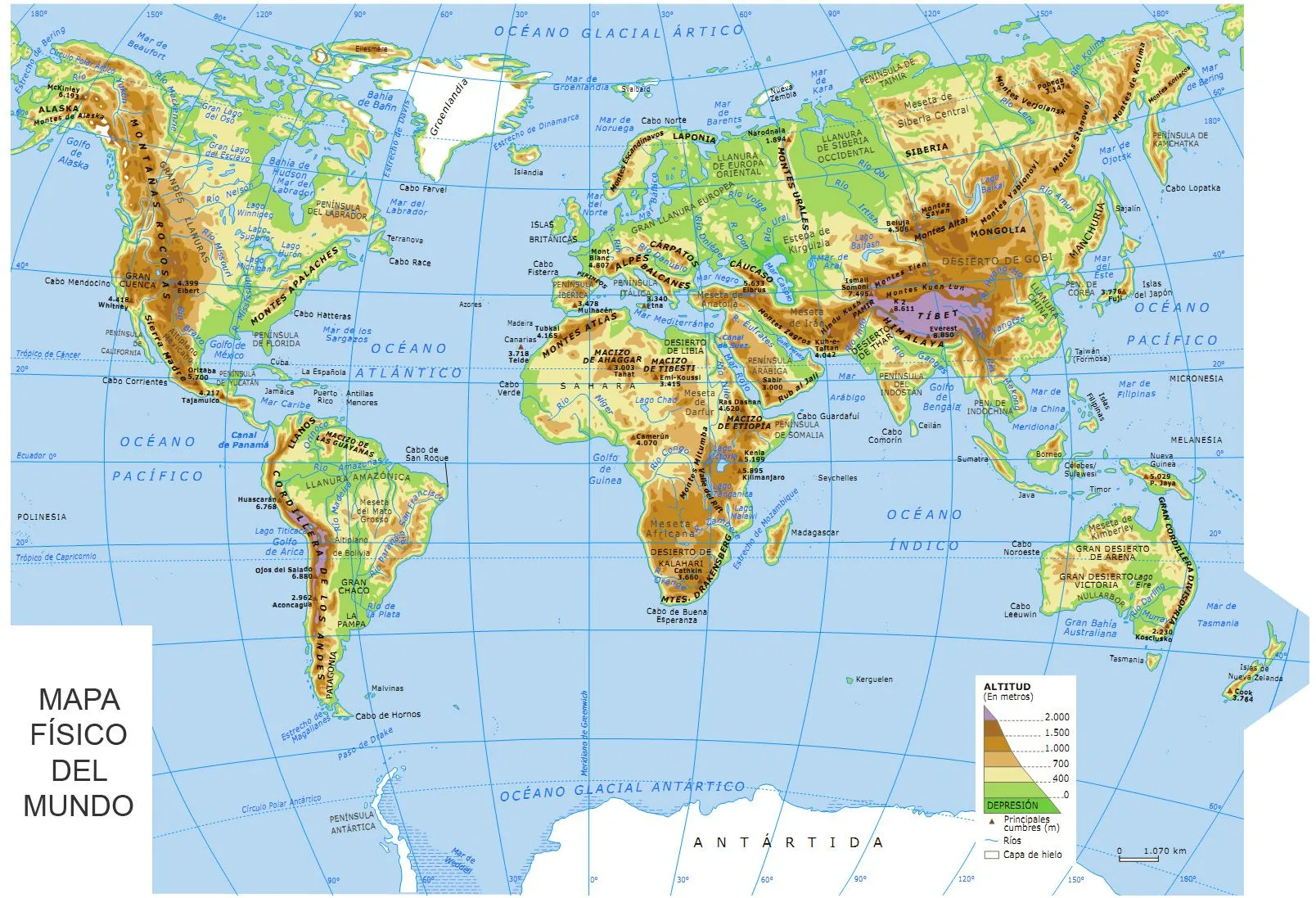 mapas físicos | Ms Sánchez