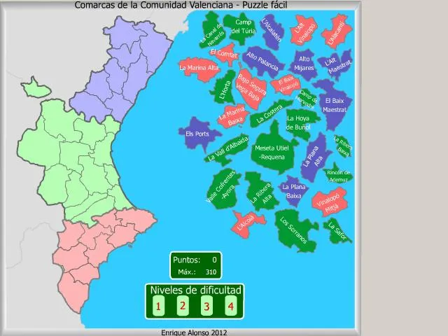 Mapa interactivo de la Comunidad Valenciana Comarcas de la ... Mapa interactivo de la Comunidad Valenciana Comarcas de la ...