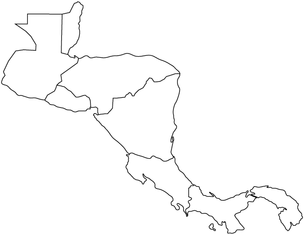 MAPAS MUDOS GRATIS: MAPA MUDO DE CENTROAMÉRICA MAPAS MUDOS GRATIS: MAPA MUDO DE CENTROAMÉRICA