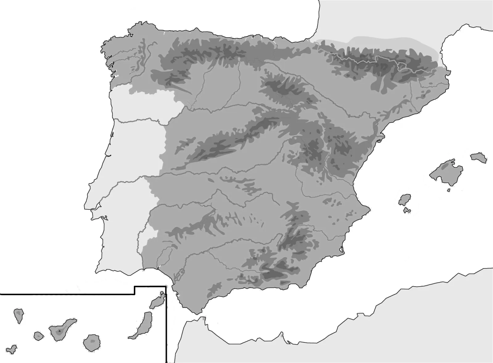 Mapas mudos para imprimir | Todos no somos mamiferos Mapas mudos para imprimir | Todos no somos mamiferos