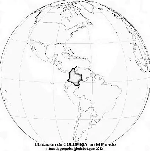 COLOMBIA, America | MAPAS DE