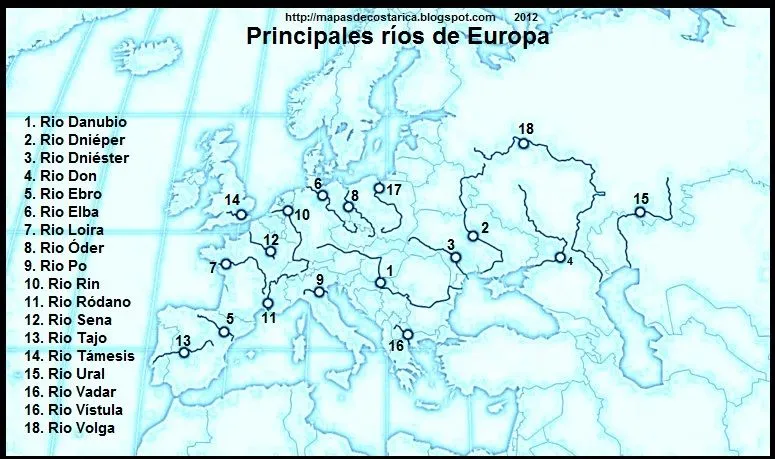 MAPAS DE: EUROPA