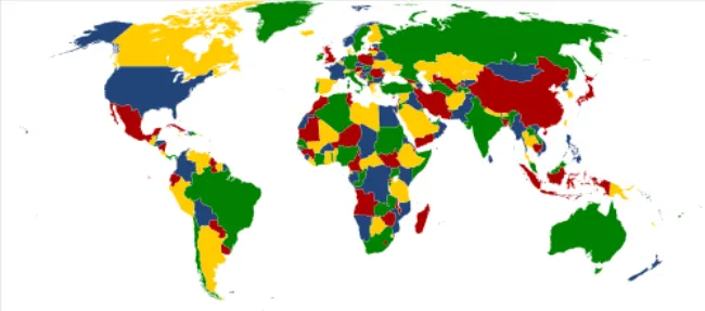 Por qué los mapas sólo necesitan cuatro colores para que funcionen ...