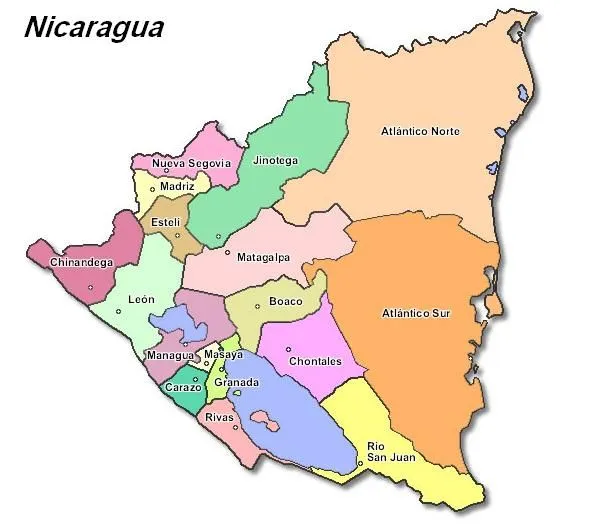 Mapas de Nicaragua: 05/01/13