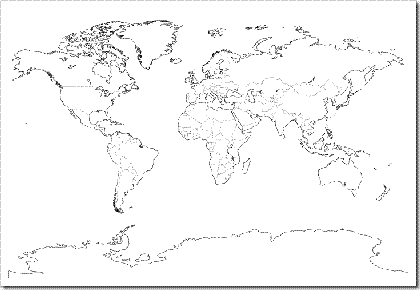 Mapas vectorizados en blanco de todo el mundo | CosasSencillas.Com Mapas vectorizados en blanco de todo el mundo | CosasSencillas.Com