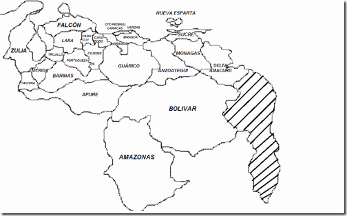 Mapas de Venezuela para colorear | Colorear dibujos infantiles Mapas de Venezuela para colorear | Colorear dibujos infantiles