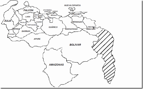 Mapas de Venezuela para colorear | Colorear dibujos infantiles