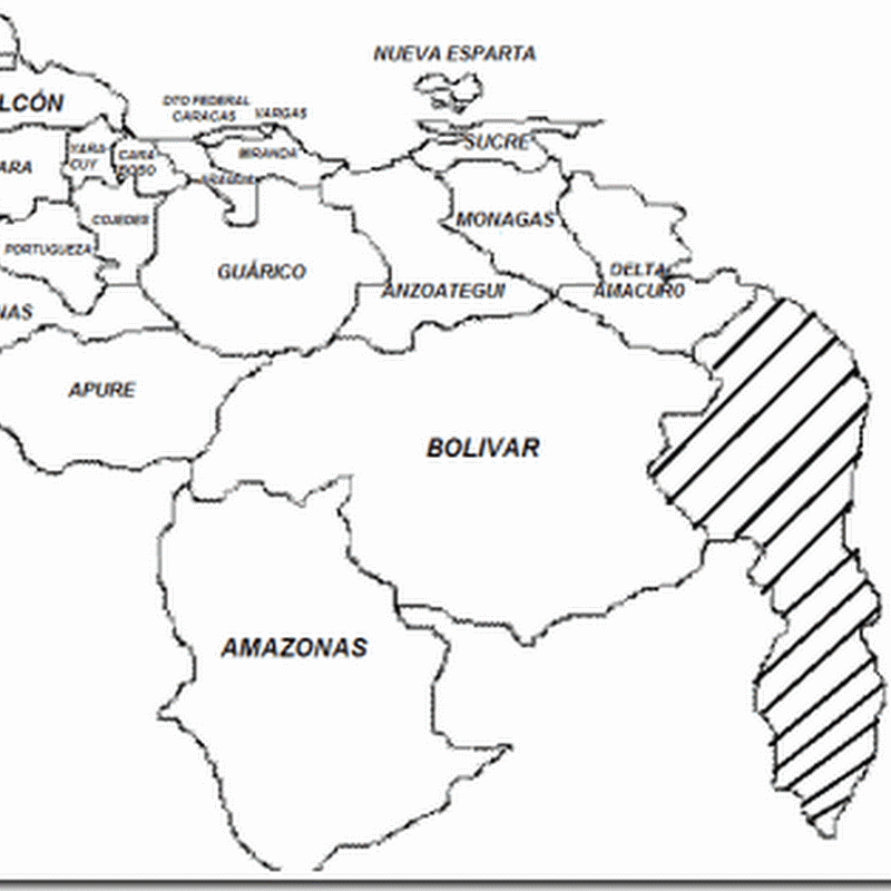 Mapas de Venezuela para colorear - Colorear dibujos infantiles Mapas de Venezuela para colorear - Colorear dibujos infantiles