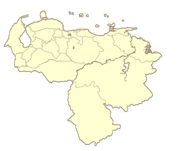 Mapas de Venezuela: Dibujo del mapa de venezuela