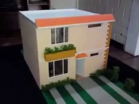 Maqueta Casa 1/25 Guatemala / Architectural Scale Models - YouTube