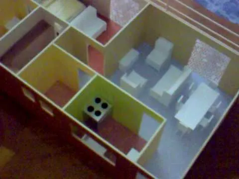 Maqueta Casa Habitacion 1 Recamara 1:25 - YouTube