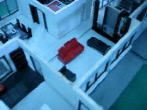 Maqueta de casa de dos plantas - YouTube