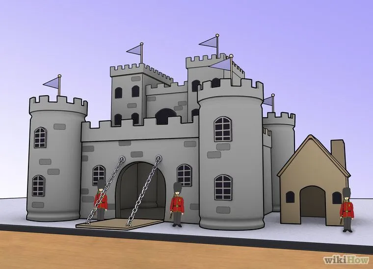 Cómo hacer la maqueta de un castillo (con imágenes) | Castillos medievales  maquetas, Castillo de cartón, Castillos
